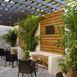 fermer côté terrasse