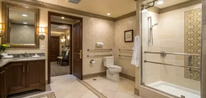 salle de bain accessible PMR